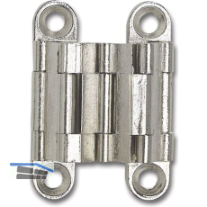 MICRON Sepa-Thin Einlass-Scharnier, 39x9 mm, OW 180�, Messing vernickelt matt