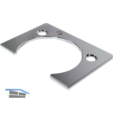 KIMANA Distanzplatte zu Klappenband, H�he 2 mm vernickelt