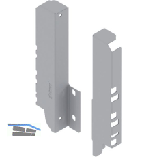 BLUM TANDEMBOX antaro R�ckwandhalter Sp�le H�he C, grau RAL 9006