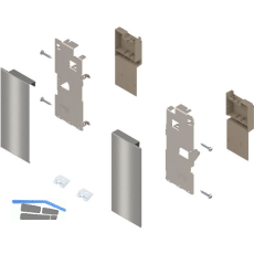 BLUM LEGRABOX Fronthalter Innenschubkasten H�he K, INOX (Anti-Fingerprint)