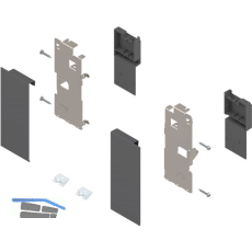 BLUM LEGRABOX Fronthalter Innenschubkasten H�he K, Oriongrau-matt