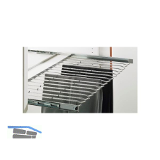 HETTICH Hosenhalter ausziehbar KB 1000 mm Stahl silber