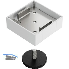 HETTICH LegaDrive Tischfu� Aluminium wei�