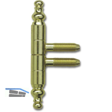 OTLAV Stil Einbohrband, Band-� 9 mm, Zink vermessingt