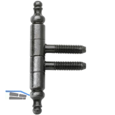 OTLAV Stil Einbohrband, Band-� 11 mm, Zink schwarz geb�rstet