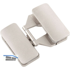 PR�META Glast�rscharnier Innenanschlag, Glas/Glas 5-8 mm, �W 190�, Zamak schwarz