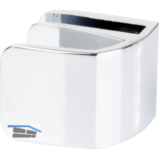 SISO Glast�rgriff Square, Glas 4-6 mm; 32,5x26 mm, Zink verchromt