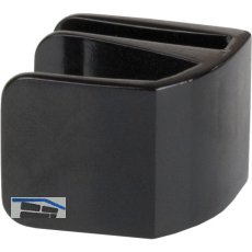 SISO Glast�rgriff Square, Glas 4-6 mm; 32,5x26 mm, Zink schwarz