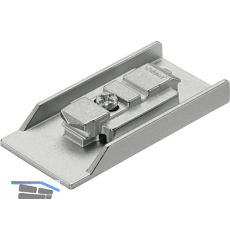 BLUM CLIP CRISTALLO Montageplatte , Zink vernickelt, Kleben, Distanz 0 mm