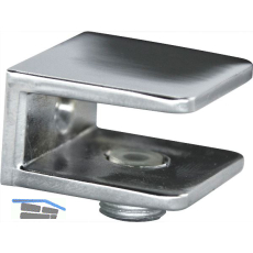 FONSEGRIVE Glastablar-Klemmtr�ger Pesaro, Glas 4-8 mm, Zamak verchromt poliert