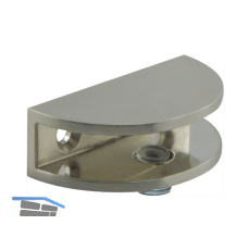 FONSEGRIVE Glastablar-Klemmtr�ger Portici, Glas 4-8 mm, Zamak Edelstahleffkt