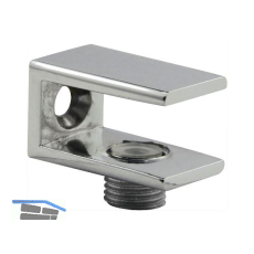 FONSEGRIVE Glastablar-Klemmtr�ger Perugia, Glas 6-10mm, Zamak verchromt poliert