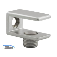 FONSEGRIVE Glastablar-Klemmtr�ger Perugia, Glas 6-10 mm, Zamak verchromt matt