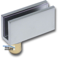 FONSEGRIVE Glast�rscharnier FZ 4-6, Glas 4-6 mm; 40x20mm, Messing verchromt