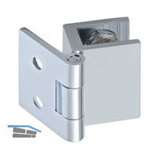 FONSEGRIVE Glast�rscharnier H25/R5, Glas 4-6 mm; 19x25mm, Messing verchromt