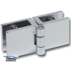 FONSEGRIVE Glast�rscharnier BMH25/5/7, Glas 4-6 mm; 33x25mm, Messing verchromt