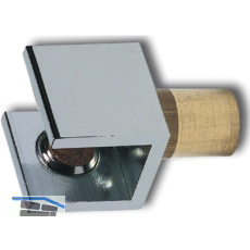 FONSEGRIVE Glastablar-Klemmtr�ger, Porec Glasst�rke 4-6 mm, verchromt poliert