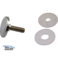 FONSEGRIVE R�ndelschraube zu Glastablar-Klemmtr�ger Zylinder B verchromt poliert