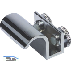 FONSEGRIVE Glast�rgriff 403, Glas 6-8 mm; 20x30 mm, Messing verchromt poliert