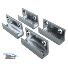 FONSEGRIVE Spiegelhalter, Glasst�rke 4 - 6 mm, Breite 40 mm, verchromt poliert