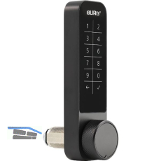 BURG elektronisches Schloss Niro.Code schwarz