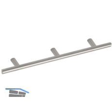 Griff Elidor � 10 mm, LA 800 mm, Breite 864 mm, Edelstahl geb�rstet