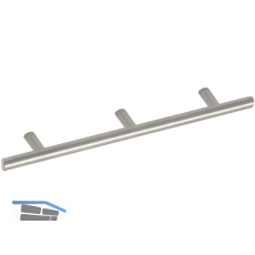 Griff Eradis � 12 mm, LA 800 mm, Breite 880 mm, Edelstahl geb�rstet