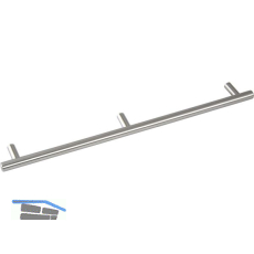 Griff Enija � 12 mm, LA 860 mm, Breite 900 mm, Edelstahl geb�rstet