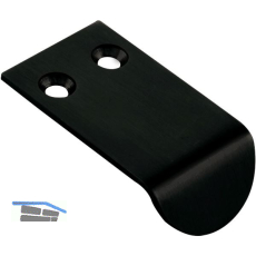 Ladengriff Xica LA 12, Breite 28 mm, Edelstahl schwarz matt