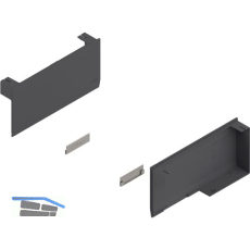 BLUM AVENTOS HK TOP Abdeckkappen-Set, Kunststoff tiefgrau