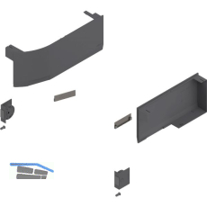 BLUM AVENTOS HK TOP Abdeckkappen-Set f�r SERVO-DRIVE, Kunststoff tiefgrau