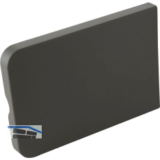 EFFEGI BREVETTI Klappenbeschlag UNICO Abdeckkappen Aufbau dunkelgrau