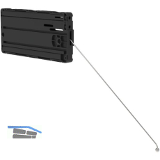 EFFEGI BREVETTI Bremsklappenhalter SlimWinch 20 mit Stahlseil, KH 230 - 480 mm