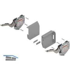 BLUM AVENTOS HK-S TIP-ON Kraftspeicher, LF 960-2215, hellgrau