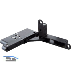 ANKOR DS-30 Einlass-Scharnier rechts unten/links oben mit D�mpfung, schwarz