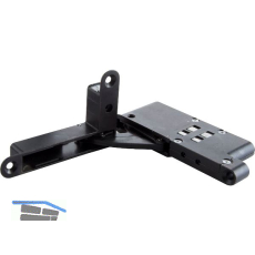 ANKOR DS-30 Einlass-Scharnier links unten/rechts oben mit D�mpfung, schwarz