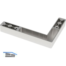 EFFEGI BREVETTI Eckteile zu Glasrahmenprofil ANKOR 30 links unten