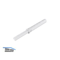 K-Push Tech Druckschnapper mit Magnet, Hub 37 mm, wei�