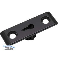 Bremsklappenhalter Link Frontanbindung Gunmetal schwarz