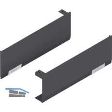 BLUM AVENTOS HF/HS/HL TOP Abdeckkappen-Set, Kunststoff tiefgrau