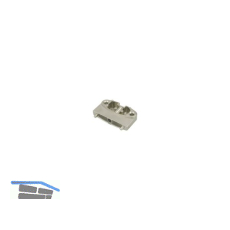 ITALIANA FERRAMENTA Adapter Kraby f�r Alurahmenprofil schmal, Stahl silberfarbig