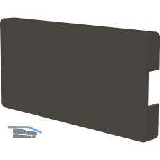 EFFEGI BREVETTI Bremsklappenhalter SlimWinch Abdeckkappe Aufbau, quarzgrau