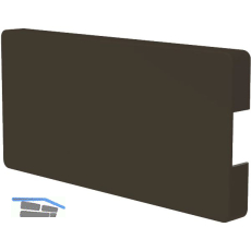 EFFEGI BREVETTI Bremsklappenhalter SlimWinch Abdeckkappe Aufbau, graubraun