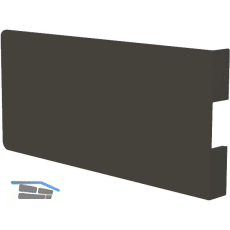 EFFEGI BREVETTI Bremsklappenhalter SlimWinch Abdeckkappe Einbau, quarzgrau