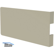 EFFEGI BREVETTI Bremsklappenhalter SlimWinch Abdeckkappe Einbau, seidengrau