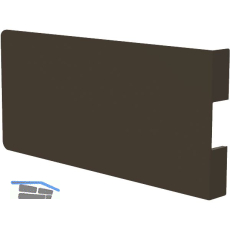 EFFEGI BREVETTI Bremsklappenhalter SlimWinch Abdeckkappe Einbau, graubraun