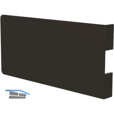 EFFEGI BREVETTI Bremsklappenhalter SlimWinch Abdeckkappe Einbau, verkehrsschwarz