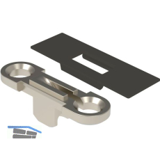 EFFEGI BREVETTI Bremsklappenhalter SlimWinch Zubeh�rset Aufbau, quarzgrau