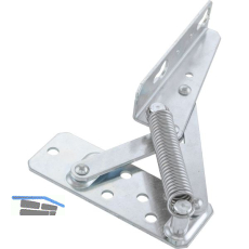 POHL Truhenbankbeschlag EW-425 mit Feder �ffnungswinkel 95� Stahl blau verzinkt