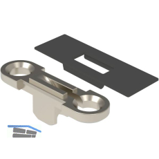 EFFEGI BREVETTI Bremsklappenhalter SlimWinch Zubeh�rset Einbau, eisengrau